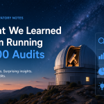 Observatory Notes: What We Learned From Running 1,200 Audits