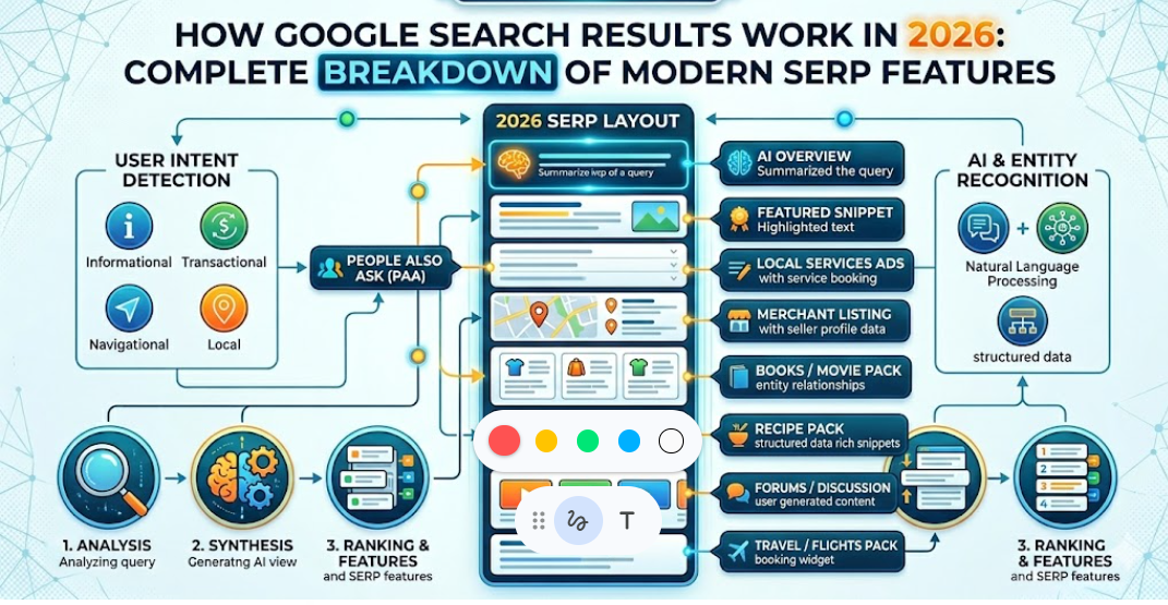 How Google Search Results Work in 2026: Complete Breakdown of Modern SERP Features