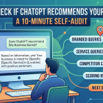 How to Check If ChatGPT Recommends Your Business (A 10-Minute Self-Audit)