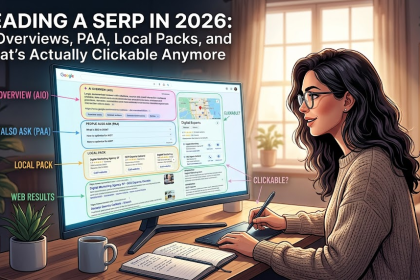 Reading a SERP in 2026: AI Overviews, PAA, Local Packs, and What's Actually Clickable Anymore