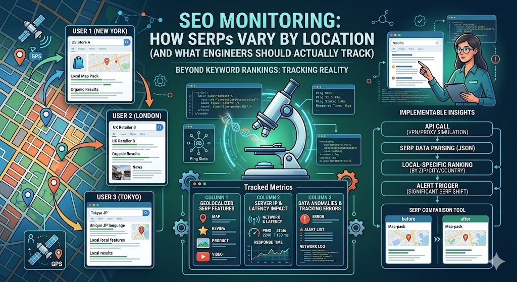 SEO Monitoring: How SERPs Vary by Location (And What to Track)